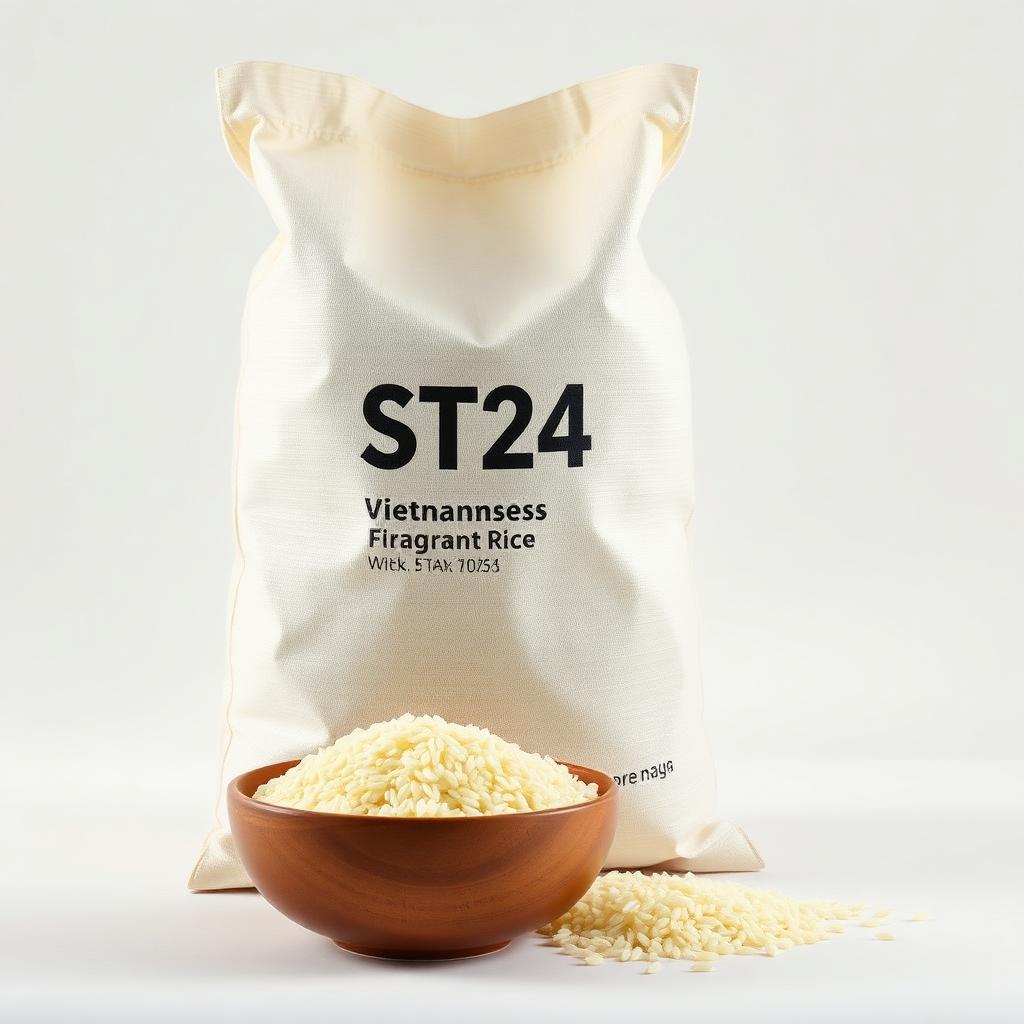 Gạo ST24 thơm dẻo bao 10kg – vụ mới Sóc Trăng